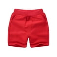 thumbnail image 2 of ATOGUTA Boys' Lightweight Shorts with Pockets Kids Summer Casual Sweat Shorts Elastic Waist Jogger Short Pants Red, Size 1-12 Years, 2 of 5