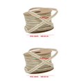 thumbnail image 1 of bedienty 10M/Roll Jute Twine Burlap Rolls Hessian Ribbon Hemp Rope Party Wedding Gift Wrapping Cords Thread DIY Scrapbooking Craft Decor 2Set, 1 of 6