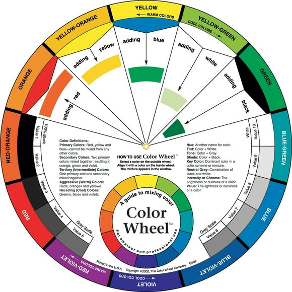Color Wheel-9 .25 Pouces 3451