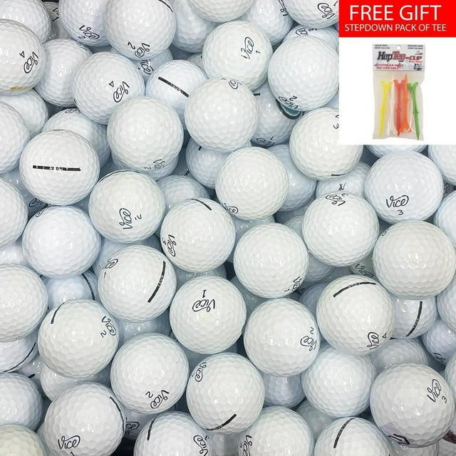 Mulligan - 88 balles de golf récupérées Vice AAA, Blanc