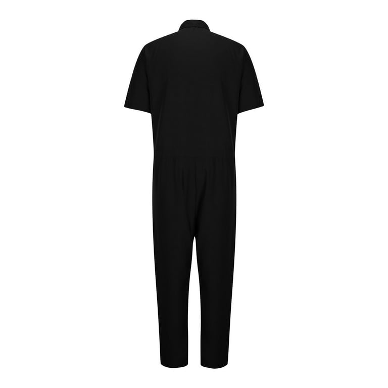 ⭐︎CFT. Tag overalls/Black Amazon.com: Xroufi Mens Work Overalls Short Sleeve Front