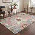 thumbnail image 2 of DEORAB 5x7 Area Rugs for Living Room, Vintage Daisies Print Pattern, Low Pile Soft Machine Washable Rugs, Non Slip, Rug for Bedroom, Lightweight Indoor for Farmhouse Decor, 2 of 6