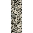 thumbnail image 5 of SAFAVIEH Soho Malta Floral Wool Area Rug, Black/Beige, 6' x 6' Square, 5 of 10