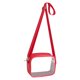 thumbnail image 1 of ¡Liquidación en Tainini! Bolso bandolera transparente, bolso transparente con correa ajustable, bolso transparente para estadio (rojo), 1 of 1