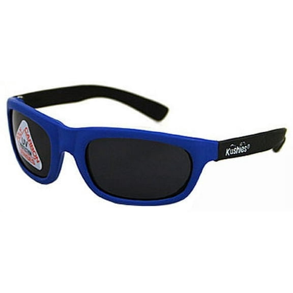 Kushies Sunglasses 100% UV Lens Block (Newborn, Blue)