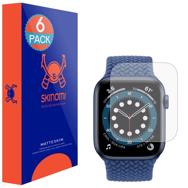 6x Skinomi Matte Screen Protector For Apple Watch Se 44mm Walmart Com Walmart Com