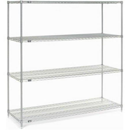 

Nexel Chrome Wire Shelving 72 x 24 x 74 in.