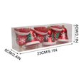 thumbnail image 1 of Christmas Decorations Colored Pendant Red Christmas Pendant Holiday Decoration Pendant Christmas Tree, 1 of 6