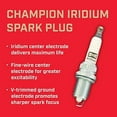 thumbnail image 2 of Champion Iridium Spark Plug Fits select: 2010-2012 SUBARU OUTBACK, 2007-2012 JEEP LIBERTY, 2 of 2