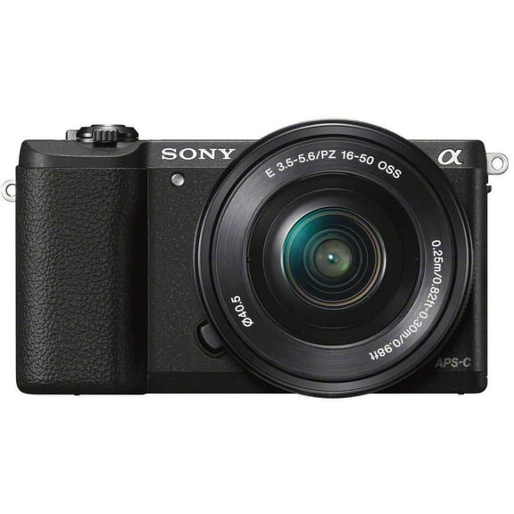 Restored Sony a5100 16-50mm Mirrorless Digital Camera with 3-Inch Flip Up LCD (Black) (Refurbished)