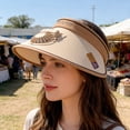 thumbnail image 3 of Solar-Powered Fan Sun Visor Hat, UPF50+ Sun Protection with 3-Speed Rechargeable Fan, 360° Rotatable Brim for Fishing, Hiking & Outdoor Activities, 3 of 7