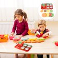 thumbnail image 4 of MasteelfCA 1 Set Afternoon Tea Making Toys Metal Play House Set Kids Pretend Tin Teapot Set, 4 of 8