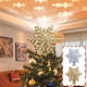 thumbnail image 1 of Xihbxyly Adorno para Árbol de Navidad con Forma de Copo de Nieve Dorado Brillante, Proyector de Luz Led, Decoración para Árbol de Navidad, Decoración Navideña para Interiores, Tamaño 25 X 24 X 4,6 Cm, 1 of 7