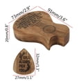 thumbnail image 5 of CEORPER Wood Guitar Picks Box Organiser Guitar Picks Collective Case Plectrum Holder Box, 5 of 8