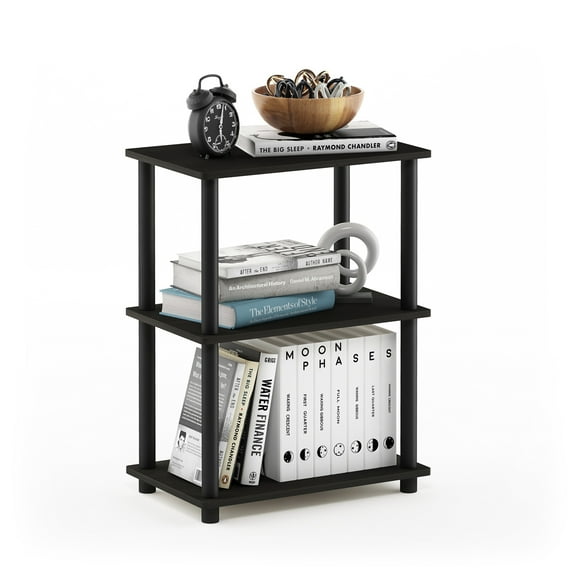 Furinno Turn-N-Tube 3-Tier Storage Shelf Bookcase, Multiple Colors