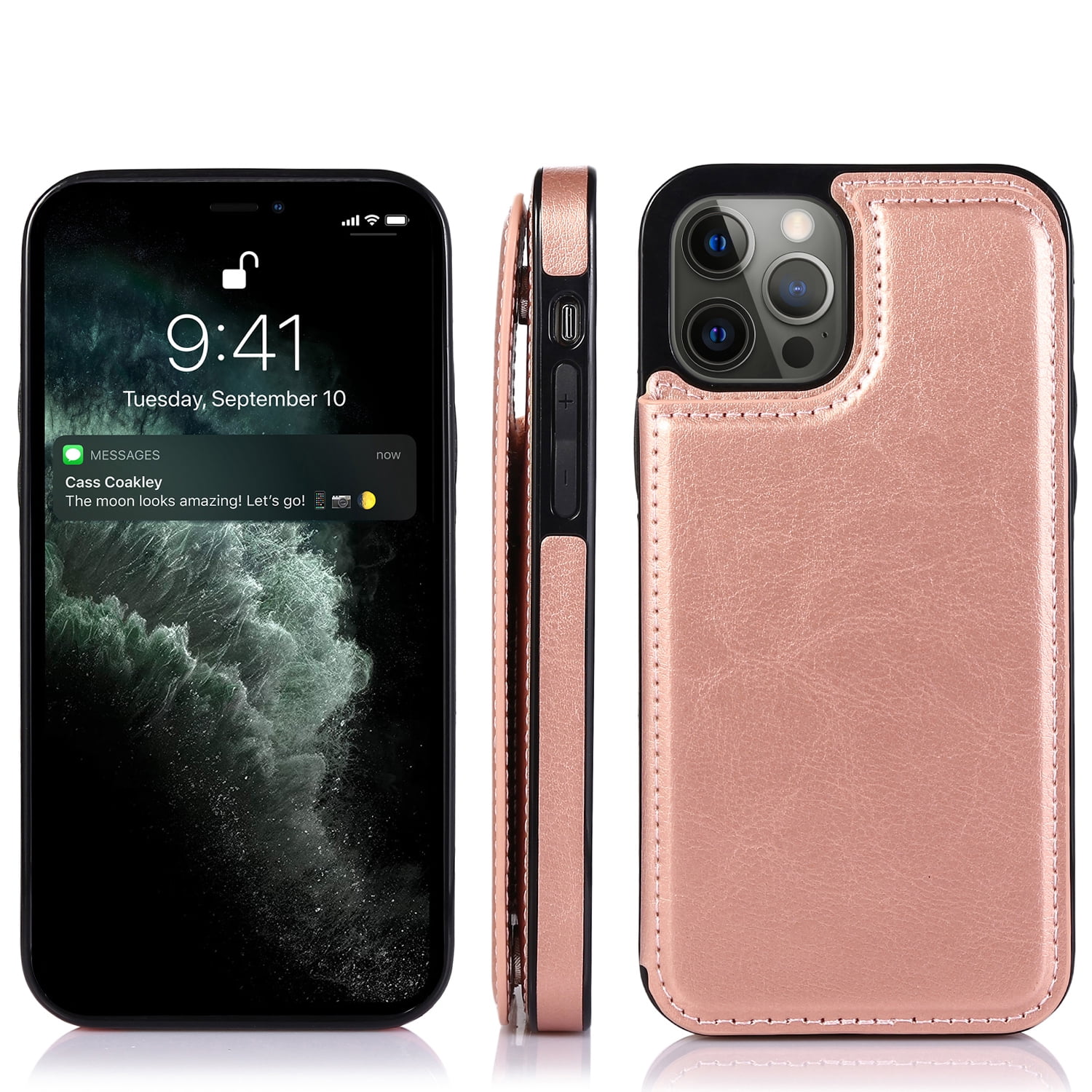 For Apple iPhone 11 Pro Max Fashion Design Wallet PU Leather