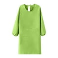 thumbnail image 2 of Unisex Kitchen Apron with Long Sleeves - Waterproof, Big Pockets, Adjustable Strap, Cooking/Baking/BBQ Apron, 2 of 5