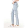 thumbnail image 2 of Jordache Women's High Rise Straight Jeans, Sizes 2-22, 2 of 4