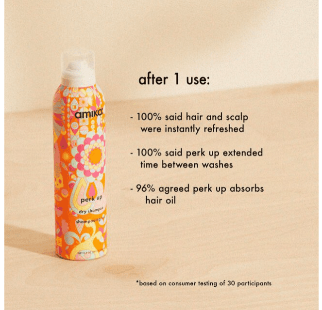 amika perk up talc-free dry shampoo, 9.5oz