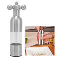thumbnail image 1 of Mini Stainless Steel Manual Salt Grinder Spice Grinding Machine For Kitchen With Visible Storage , Adjustable Thickness, Suitable For Spices, 1 of 8