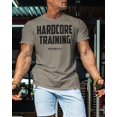 thumbnail image 3 of Gymish Hardcore Training Workout Shirts for Men – Motivational Gym Shirt, Mens Gym Shirts, Gym TShirts for Men, Gym Clothes for Men, Men's Workout Shirts, Athletic Gym Wear, 3 of 5