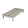 thumbnail image 1 of Vestil Manufacturing AHW-L-2436-SS 24 x 36 in. Réglable en Acier Inoxydable Work-Mate Stand avec Deck Dentelé&44; 6.75-8.75 in., 1 of 1
