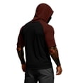 thumbnail image 6 of Garbnen Ice Silk Sun Hoodies Raglan UPF 50+ Sun Protection Men Rash Guard Short Sleeve with Face Mask Quick Dry Cooling Summer Going Out Fishing Shirt for Men, 6 of 6