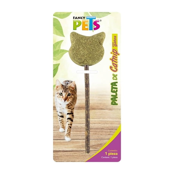 Paleta para Gato Fancy Pets Catnip Diseño de Gato