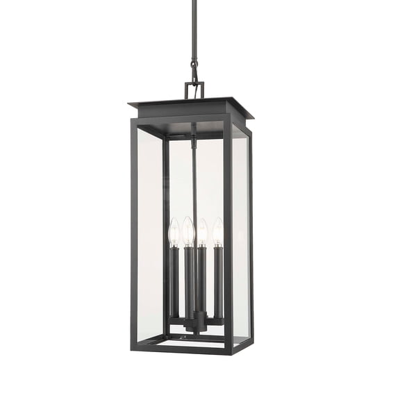 Z-Lite 5018Chb Nova 4 Light 11" Wide Outdoor Mini Pendant - Black