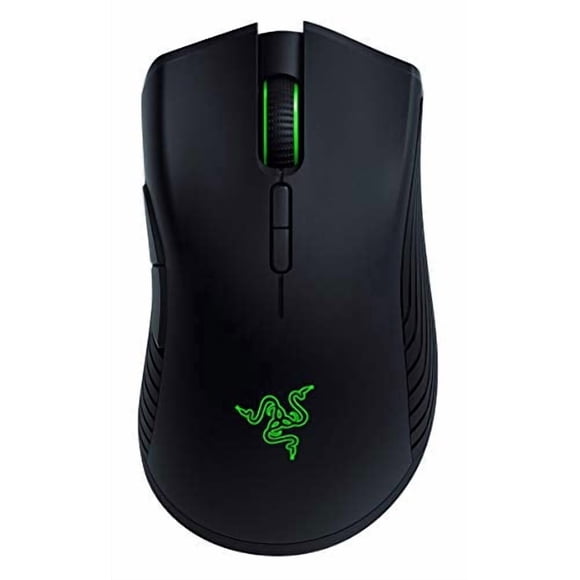 Razer Mamba - Mouse - right-handed - optical - 9 buttons - wireless - USB wireless receiver - black