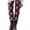 Deep Red, variant on Wutalume Women's Christmas Print Slim Fit Elastic Yoga Pants for Casual Wear, Stretchy Workout Leggings with Festive Design and All-Day Comfort,Black L