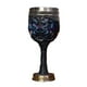 thumbnail image 5 of Copa medieval vintage Soledad con diseño de dragón azul 7,5 cm x 17,8 cm, 5 of 10