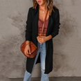 thumbnail image 3 of Vedolay Women's Cardigan Sweater Plus Size Casual Short Sleeve Cardigan Coat Black,M, 3 of 3