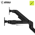 thumbnail image 2 of MSI - MAG MT101DG Dual Monitor Arm – Adjustable Desk Mount, VESA Compatible, 17–32in, 22 lbs Capacity, Clamp & Grommet - Matte Black, 2 of 4