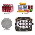 thumbnail image 4 of FORMRS Reusable Lunch Bag for Work School Leakproof Insulated Cooler with Adjustable Shoulder Strap, Black Halloween Dancing Skeleton, 4 of 6