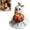 B2_White 3.54x3.34in, variant on SMKE Cute Halloween Resin Tea Light Candle Holder 3.93In Ghost Candle Holder For Halloween Decor Home Tabletop Shelf Mantel Fireplace Spooky Gothic Jack O Lantern Decor Fall Candle Holders