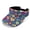 Butterfly Floral Print, variant on Colorful Wavy Daisy Pattern Sun Visor Hat, Lightweight Sun Visor Cap Polyester Fabric Adjustable UV Protection Open Top Visors for Running