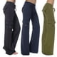 thumbnail image 5 of TopLLC Pantalones tácticos elásticos flexibles para mujer, pantalones cargo resistentes al agua, pantalones de trabajo Ripstop, cintura elástica recta/pantalones cargo con bolsillos,Green,4XL, 5 of 5