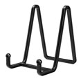 thumbnail image 2 of deevoka Plate Display Stand Iron Dish Stand Small Easel for Art Book Porcelain Plate Black 4.5 Inch, 2 of 8