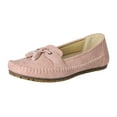 thumbnail image 6 of Womens Penny Loafers Casual Slip on Orthopedic Shoes with Arch Support Round Toe Stitching Tassel Nonslip Moccasin Driving Shoes Pink Size 9, 6 of 6