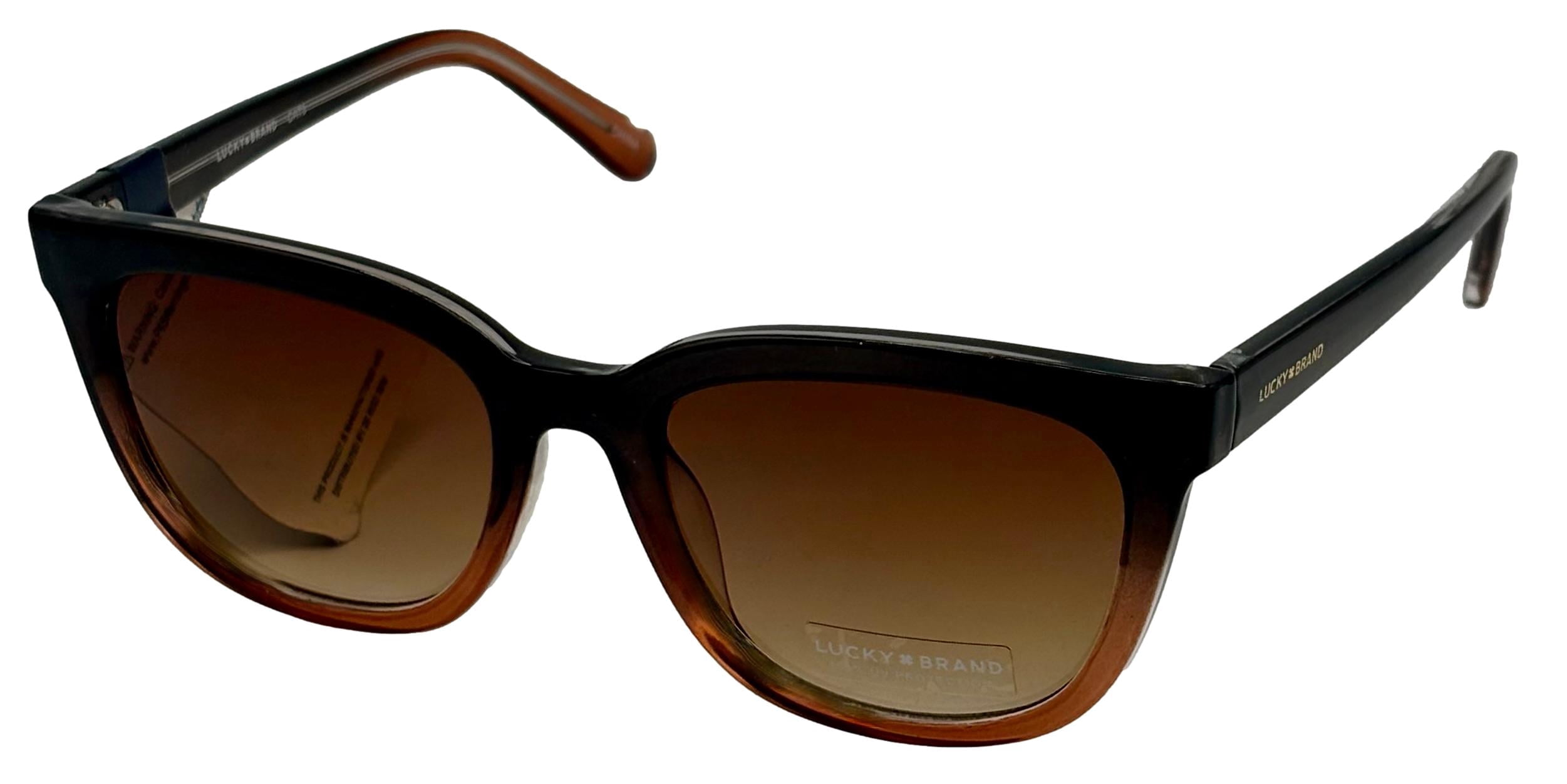 Lucky Brand Tortoise Shell Sunglasses Lucky Brand Twilight Square Sunglasses Frame Brown Tortoise  main image 2