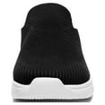 thumbnail image 3 of BURUDANI Women Knit Mules Slip-On Flats Lightweight Breathable Walking Sneakers, 3 of 6