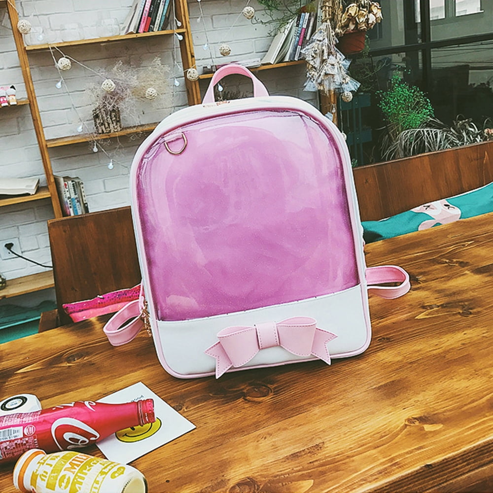 Lowestbest Lowestbest School Clear Book Bags for Teenager Girls