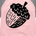 thumbnail image 3 of Instant Message - Tree And Acorn - Toddler & Youth Girls Raglan Graphic T-Shirt, 3 of 5