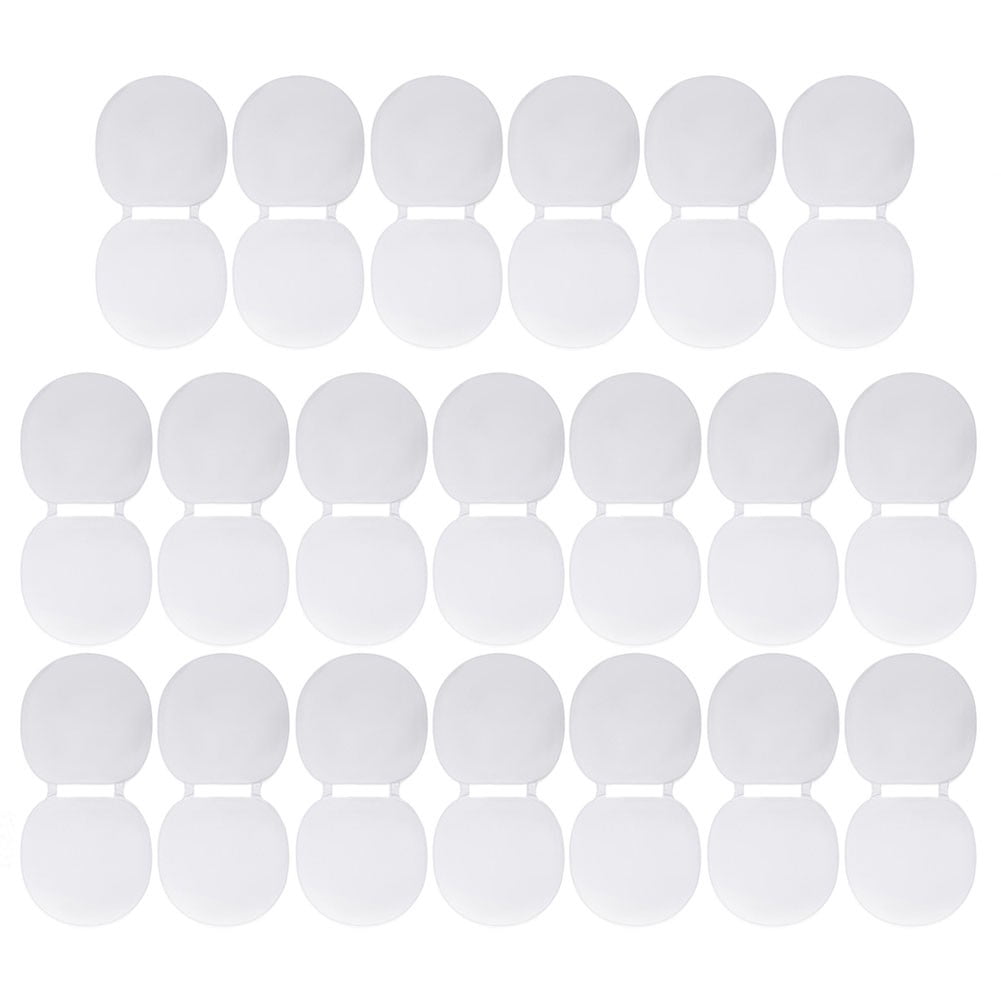 Table Tennis Paddle Protective Film 20pcs Transparent PVC Racket Cover Double-Sided Self-Adhesive