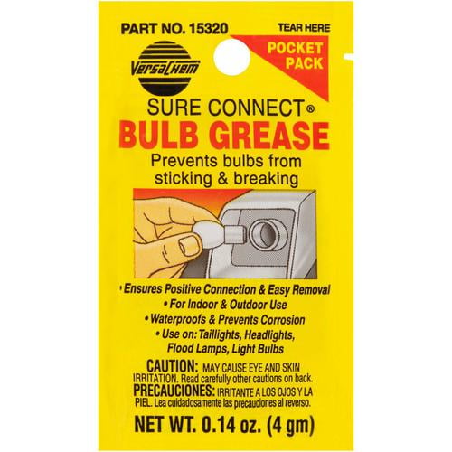 Versachem Sure Connect Bulb Grease 4 Grams Pocket Pack 15320