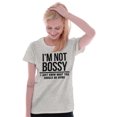 thumbnail image 4 of I'm Not Bossy I Just Know Funny Boss Womens Slim Fit Graphic Tee Brisco Brands M, 4 of 5