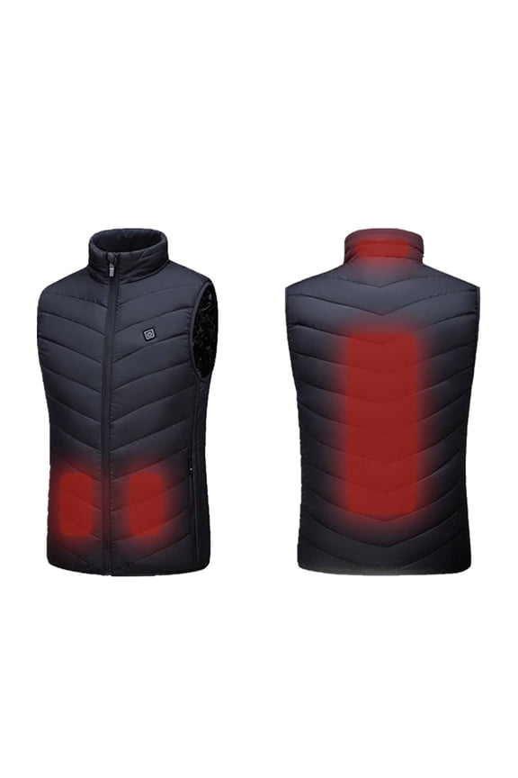 Heated Vest Electric Heated Jacket for Women and Men, USB Charging Heated Clothing Body Warmer Vest