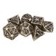 thumbnail image 5 of Dados de Juego DND ANGGREK de metal hueco 7 dados para juegos de rol de mesa, 5 of 8