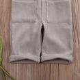 thumbnail image 5 of Toddler Baby Corduroy Suspender Rompers Solid Color Adjustable Strap Pockets Overalls 1 2 3 4 5T Kids Long Pants, 5 of 9